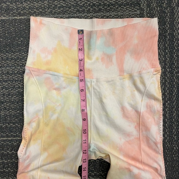 Free People Movement Prisma Rainbow Tie Dye Leggings Size M - Picture 9 of 13